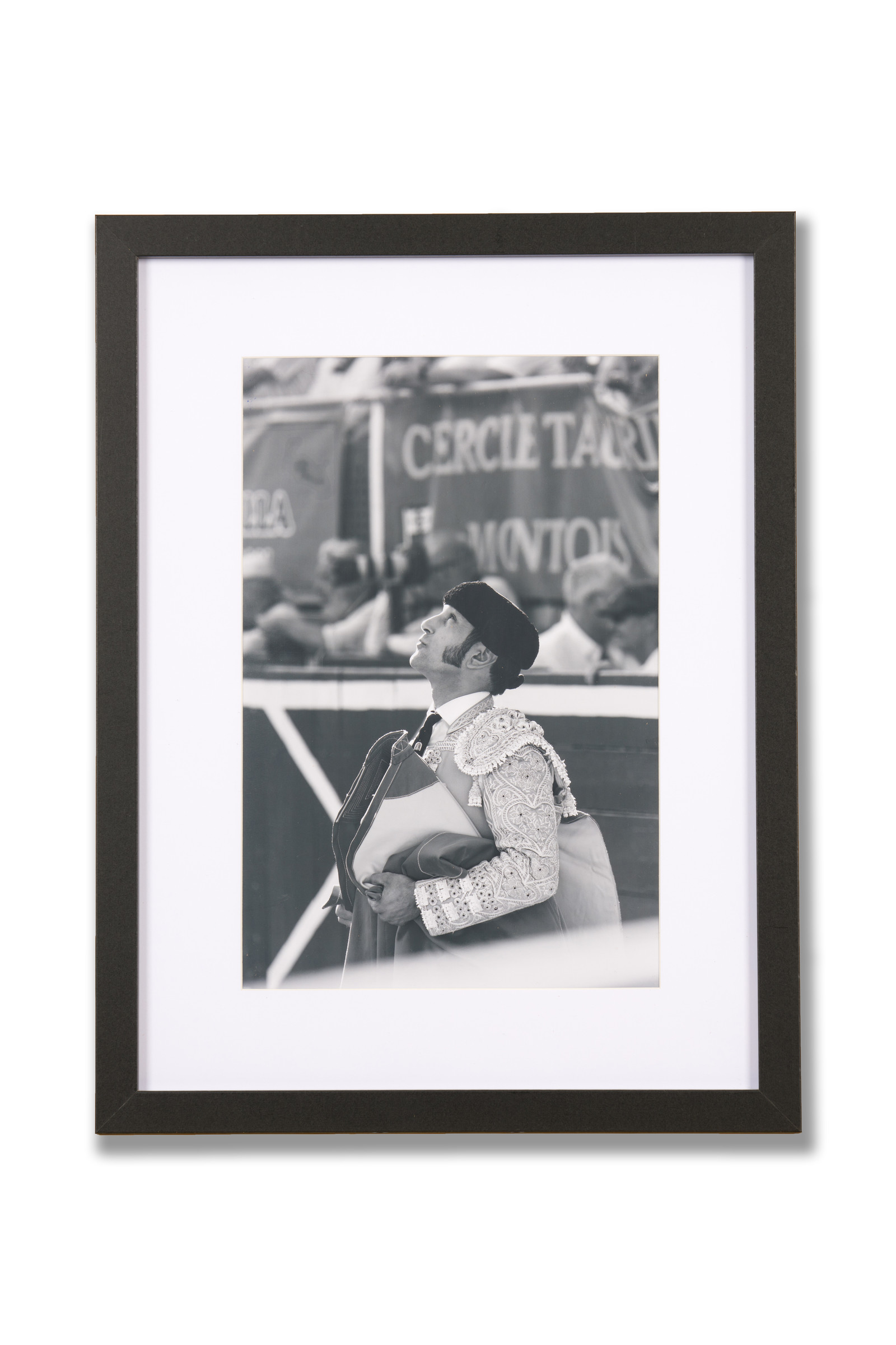 Cadre photo, photographie portrait toréro 20x30 cm